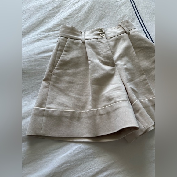 SEE BY CHLOE BERMUDA BEIGE SHORTS - Picture 7 of 7